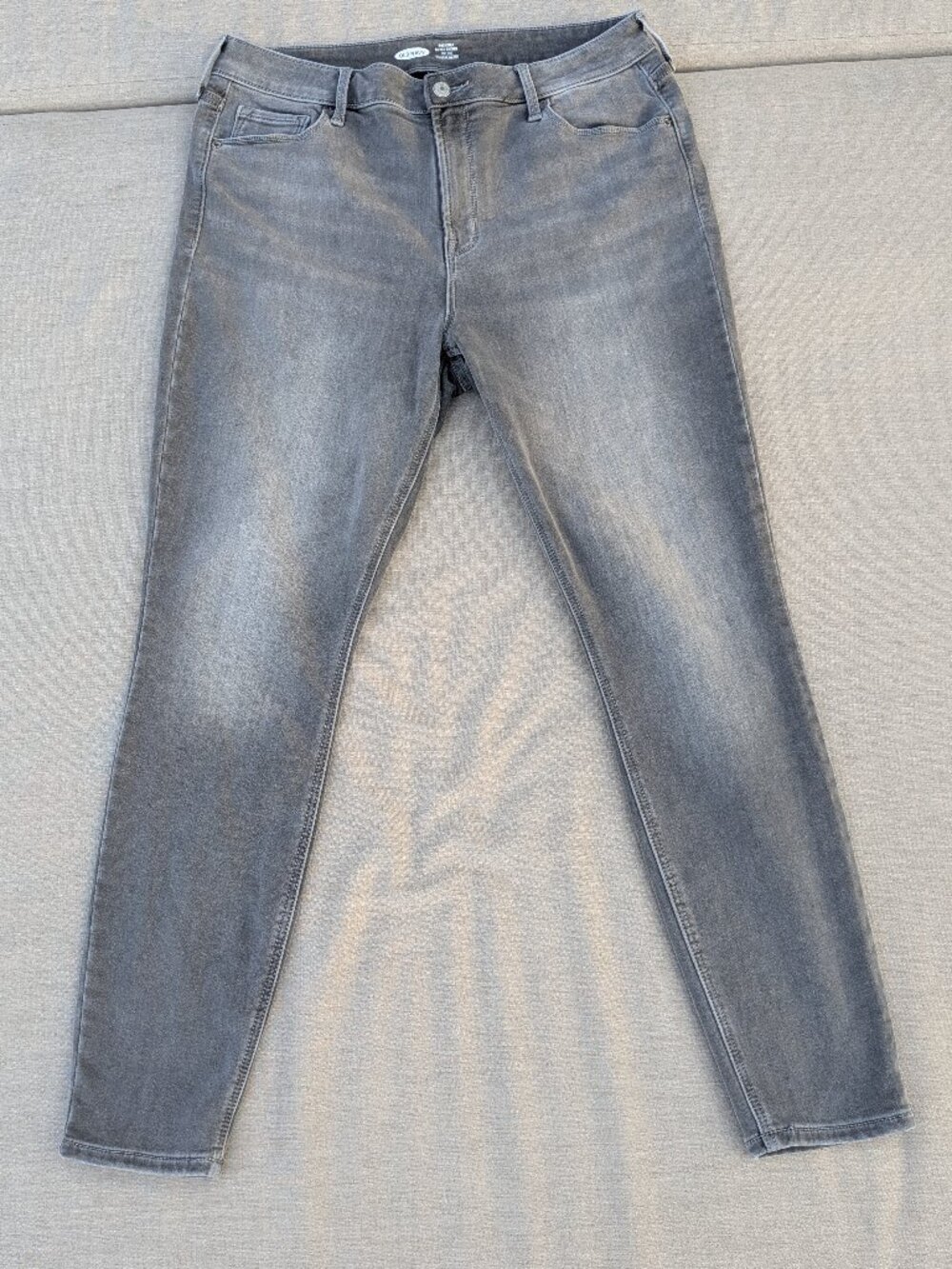 Old Navy Rockstar Gray Fleece Lined Jeans